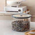 Multi-Purpose Transparent Borosilicate Food Storage Container with Airtight Lid(1.8Kg)