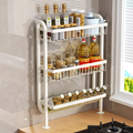 Suction Cup Wall-Mounted Spice Rack Organizer