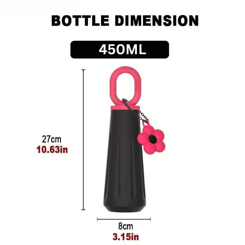 Multi-Purpose 316 Stainless Steel Insulated Water Bottle (450ml)