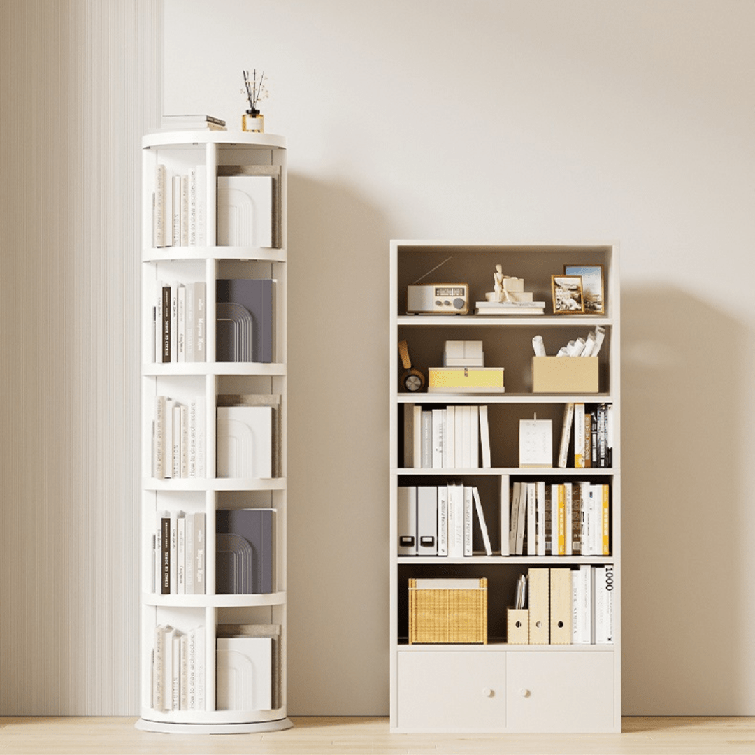 Multi-Tier Plastic Book Storage Cabinet(43cm)