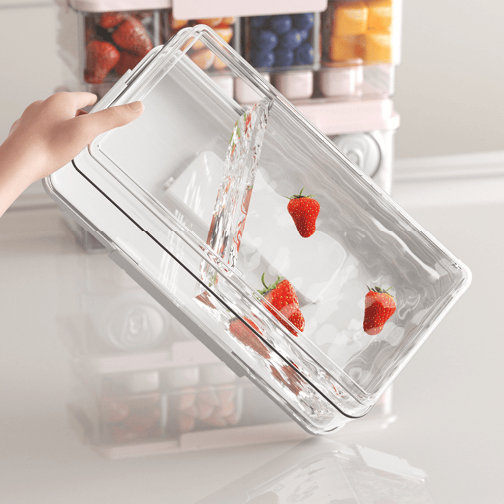 Multi-Purpose Leakproof Plastic Food Storage Container with Lid (Pack of 1)