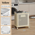 Multi-Purpose Plastic Foldable Laundry Basket with 360° Wheels