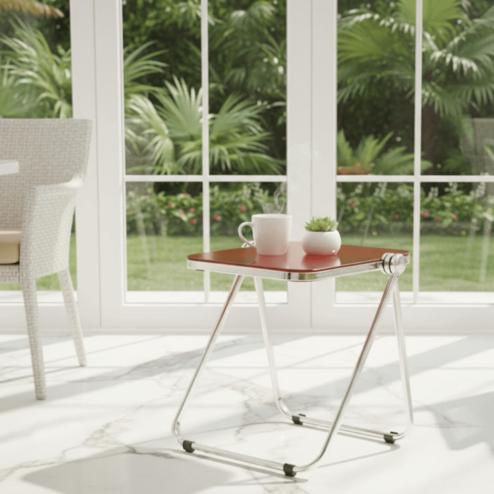 Multipurpose Transparent Folding Acrylic Table
