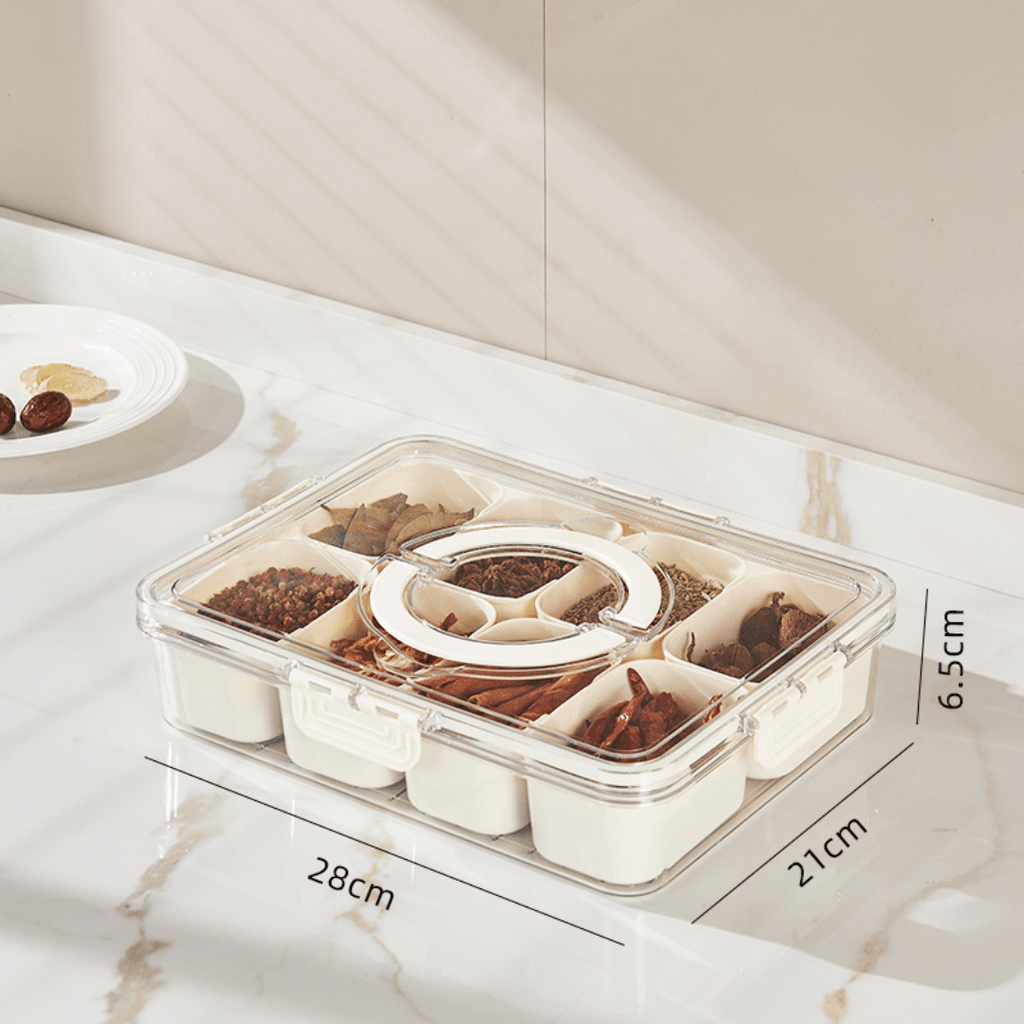Multi Compartments Food Storage Box (8 COMPARTMENT)