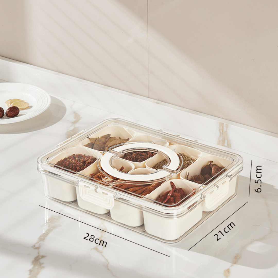 Multi Compartments Food Storage Box (8 COMPARTMENT)