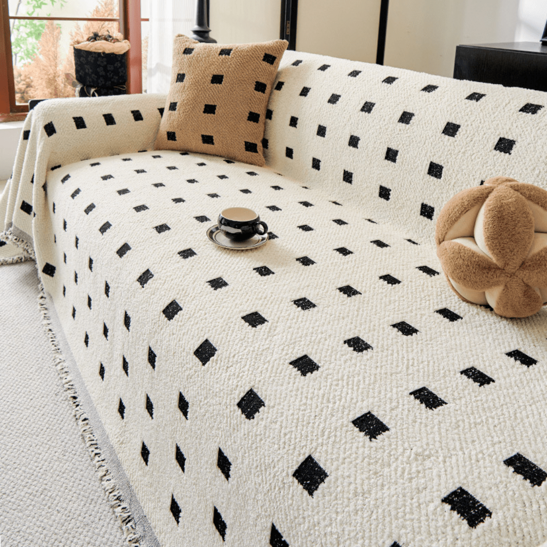 Multi-Purpose Plush Chenille Anti-Slip Full Sofa Cover