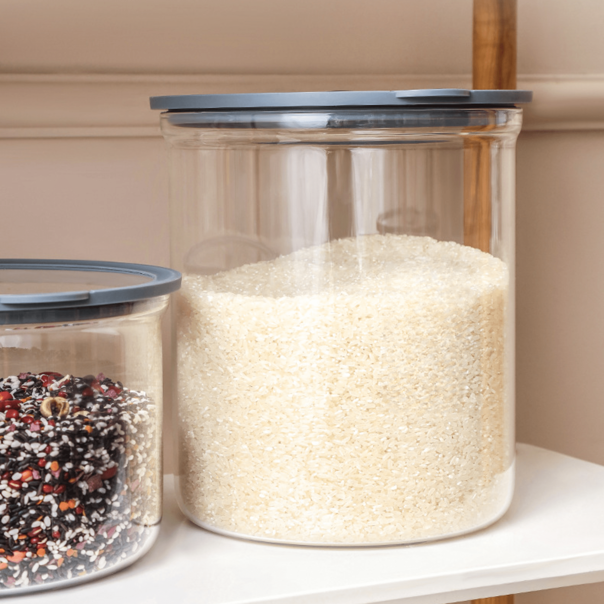 Multi-Purpose Transparent Borosilicate Food Storage Container with Airtight Lid