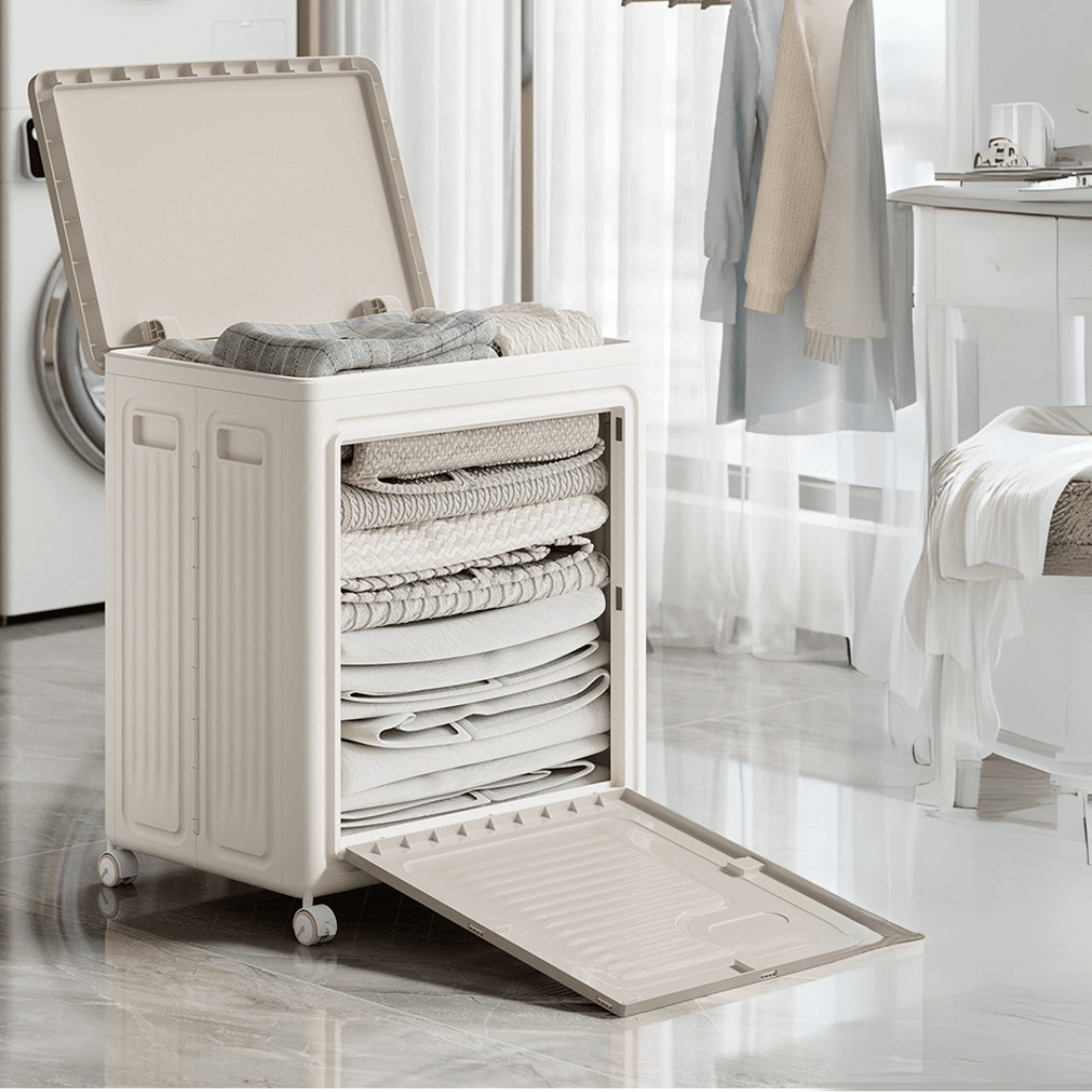 Space-Saving Multi-Functional Foldable Laundry Storage Basket (70L)