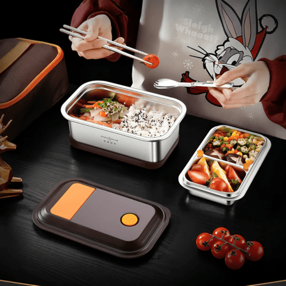 Multi-Function Eco Steel Lunch Container(1.6Ltr)