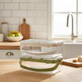 Multi-Purpose Portable Leak-Proof Sealing Crisper Box with Ice Crystals