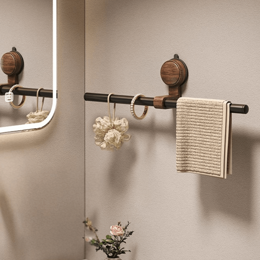 Multi-Purpose Plastic Vacuum Suction Storage Hang Bar (60cm)