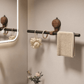 Multi-Purpose Plastic Vacuum Suction Storage Hang Bar (60cm)