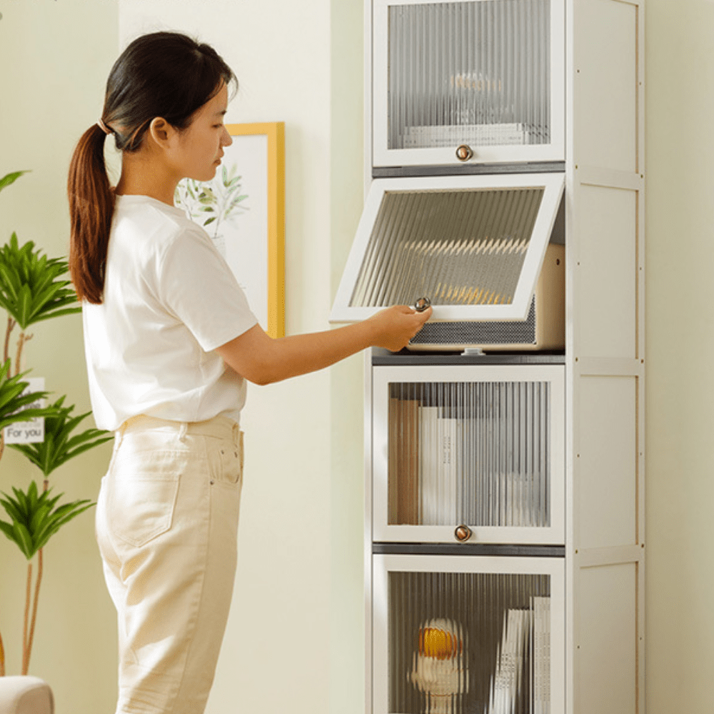 Multi-Storage Wardrobe Cabinet (4-Layer)
