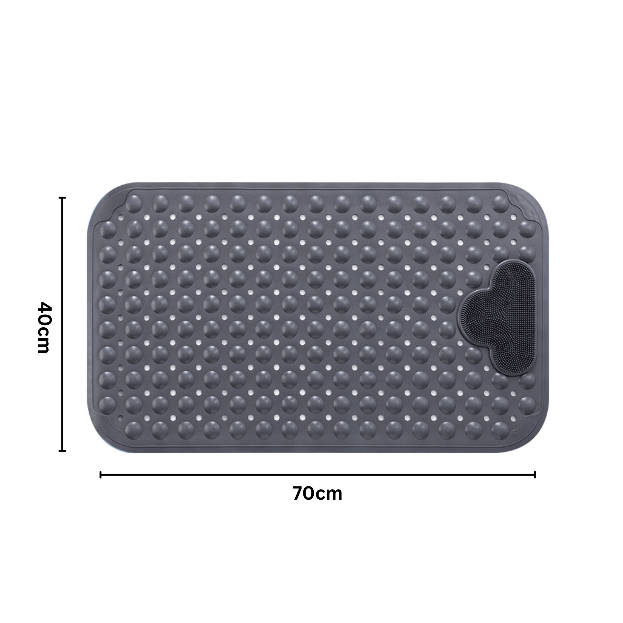Eco-Friendly Non-Slip Reusable Shower Mat (70cm)