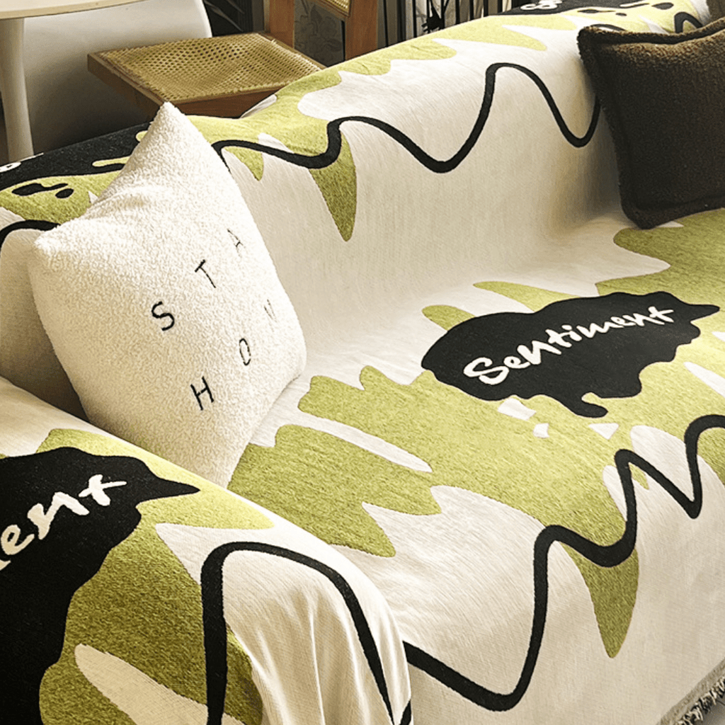Elegance Chenille Sofa Cover : [EM-SC-12]