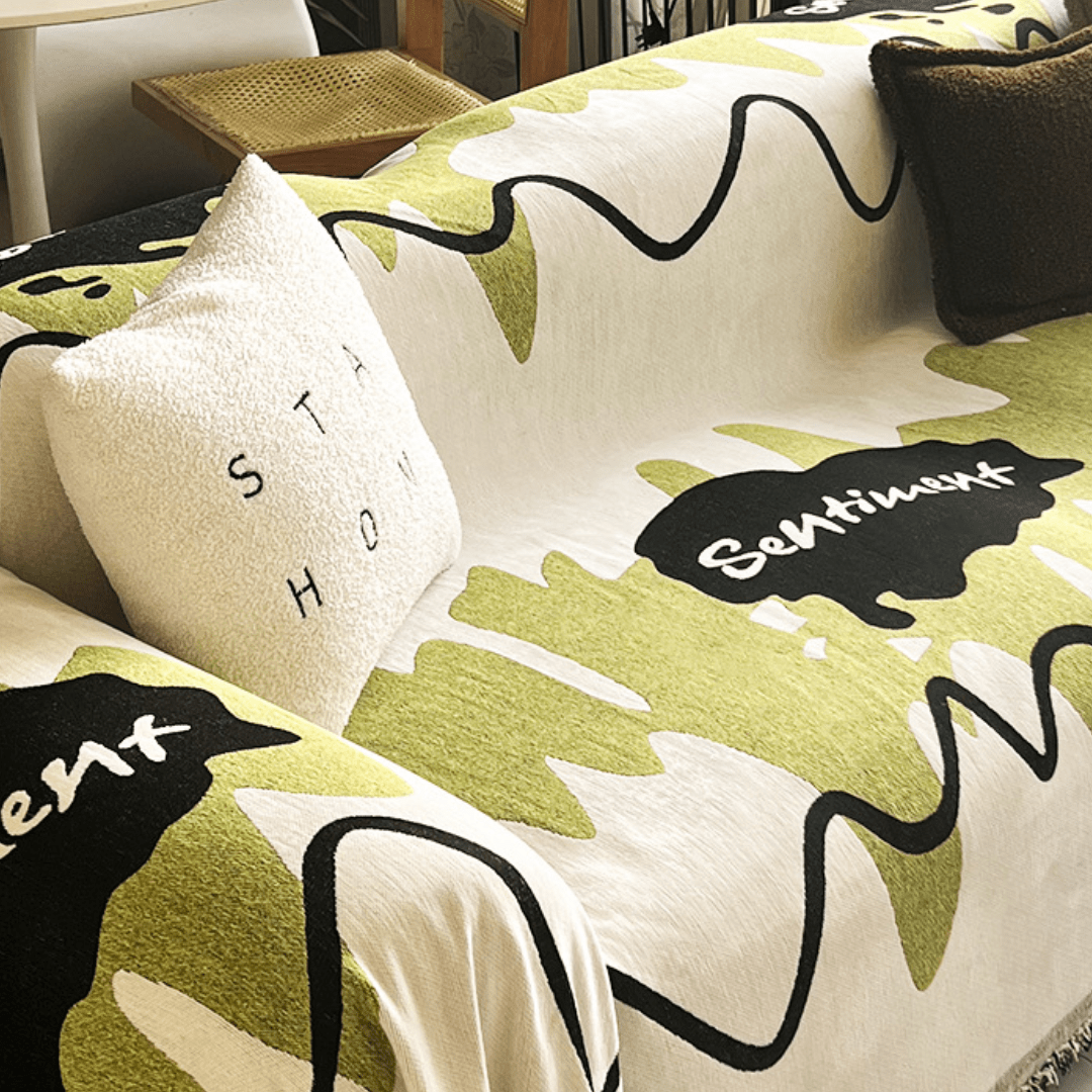 Elegance Chenille Sofa Cover : [EM-SC-12]