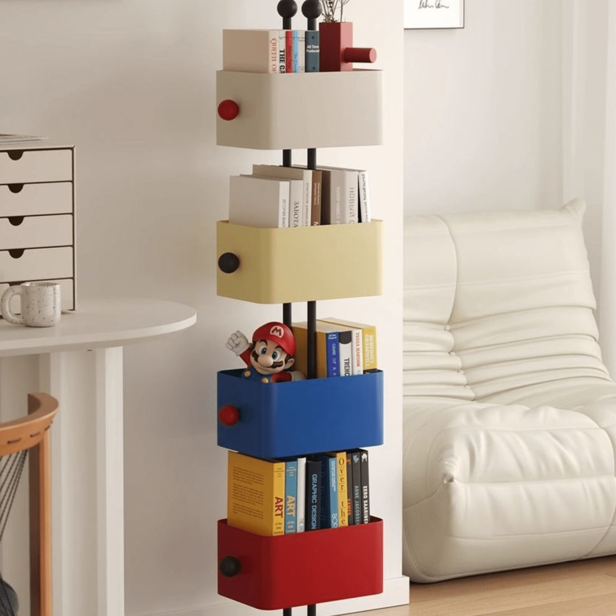 Multi-Layer Metal Floor Standing Storage Cabinet