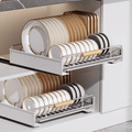 Multi-Functional Carbon Steel Sliding Dish Rack