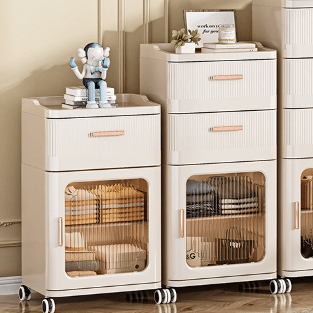 Multifunctional Plastic Movable Storage Cabinet(42cm)