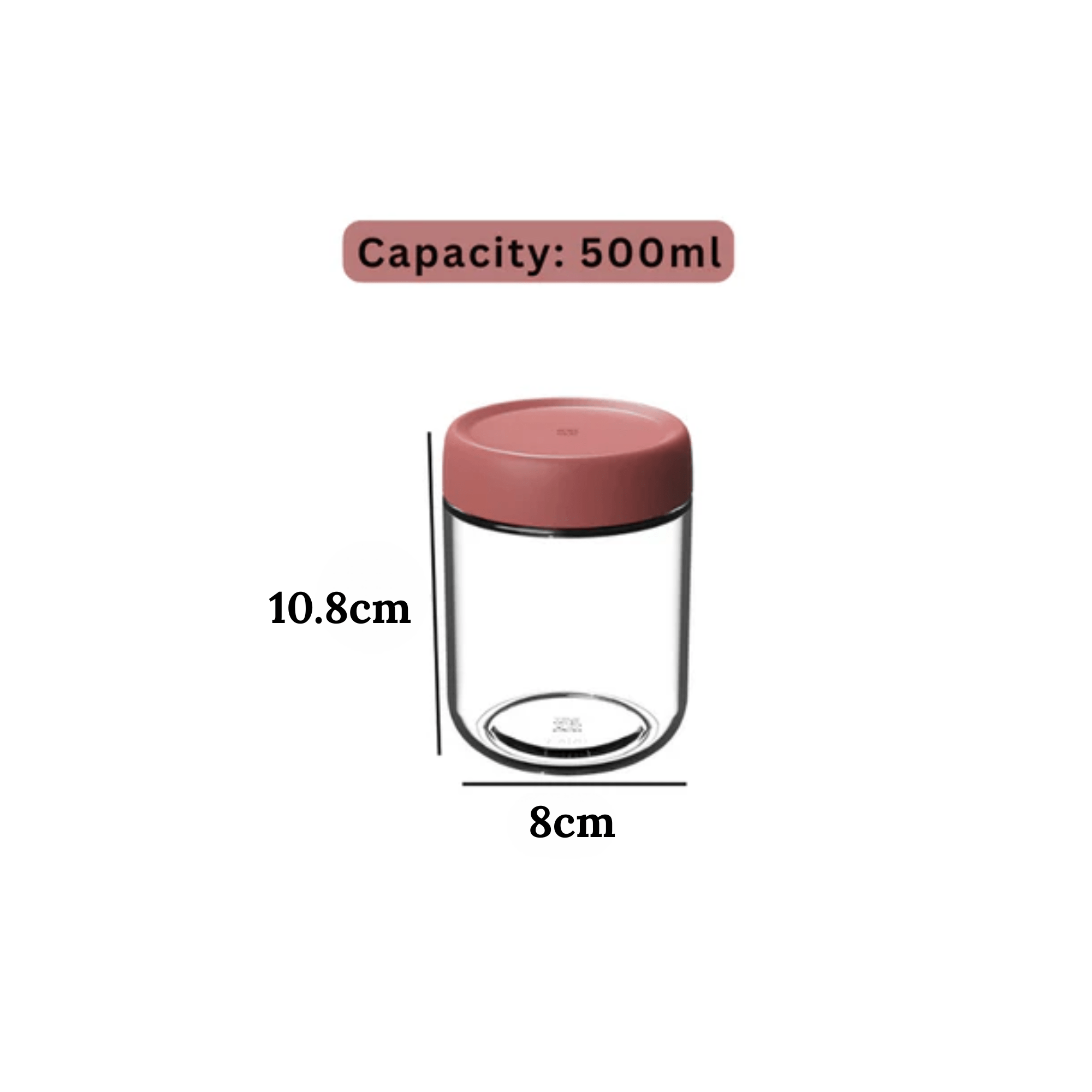 Multi-Purpose Glass Storage Container