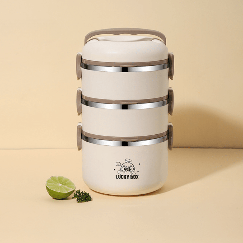 Multi-Compartment Stainless Steel Insulated Lunch Box