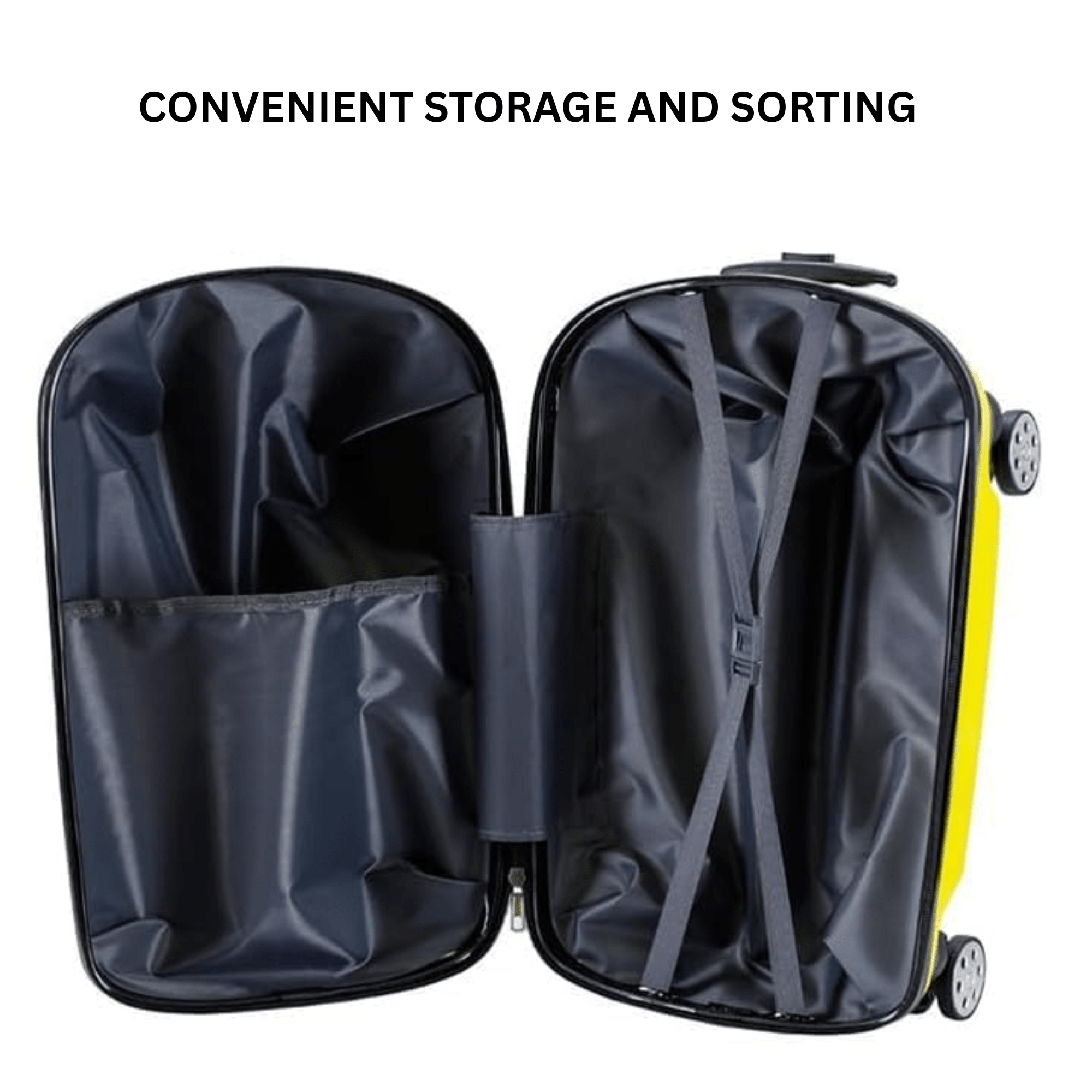 Multi-Functional Car-Shaped Carry-On Trolley Suitcase with Universal Wheels (50x31x33cm)