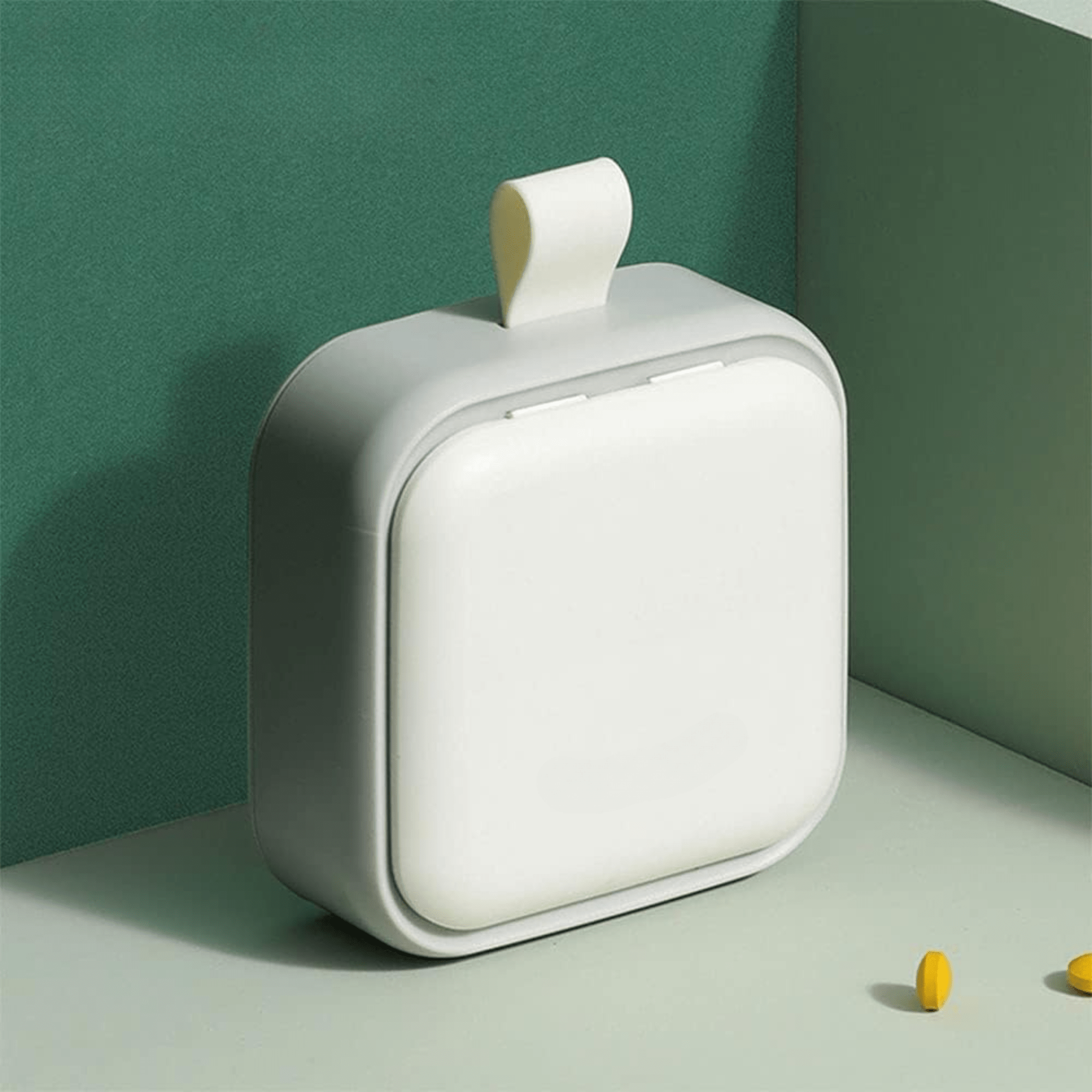 Multi-Functional Compact BPA-Free Medicine Storage Box with 4 Compartments (Pack of 1)