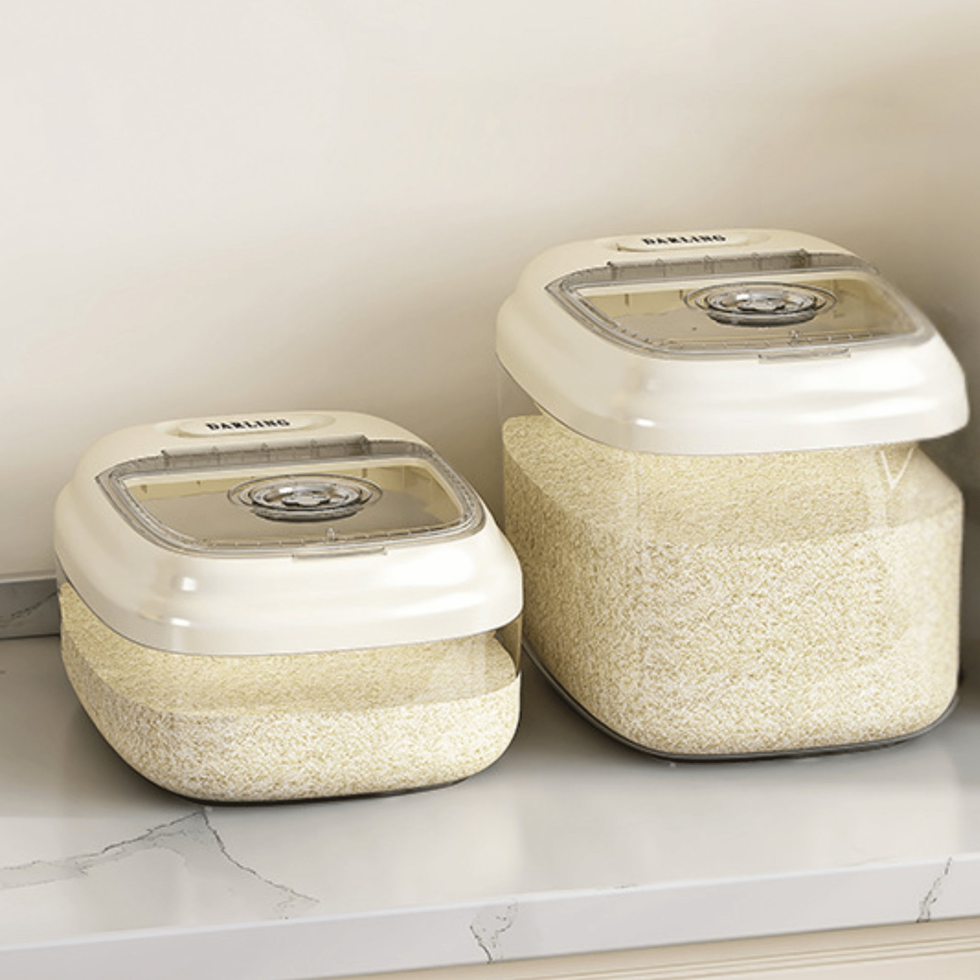 Multipurpose Rice Food Storage Container with Airtight Sealing Lid
