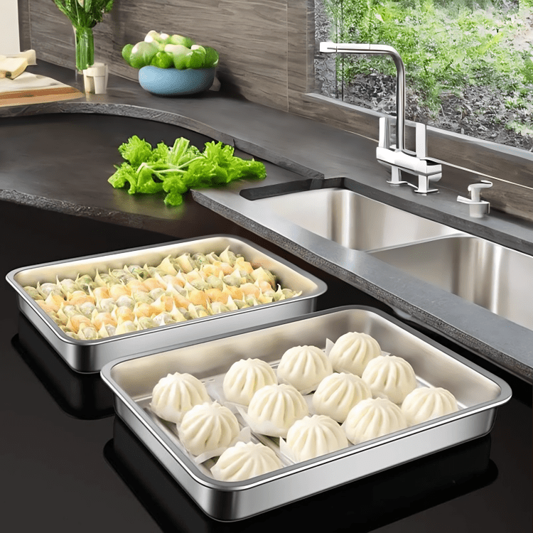 Stainless Steel Food Preservation Box with Dust Free Silicone Lid