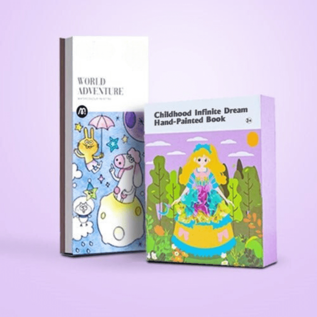 Childhood Infinite Dream Hand-Painted Book + Free Painting Book