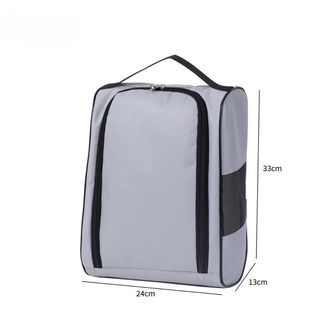 Travel Mesh Shoe Pouch with Handle & Ventilation
