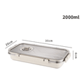 Multi-Purpose Stainless Steel Food Container