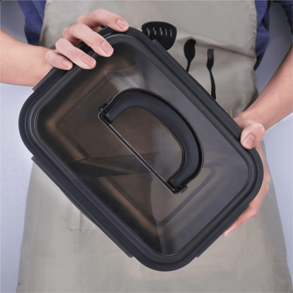 Multi-Purpose Stainless Steel Storage Box With Buckle Lock