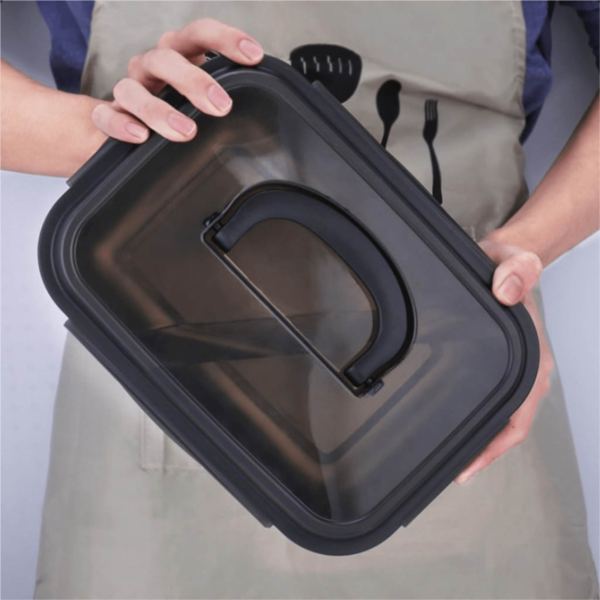 Multi-Purpose Stainless Steel Storage Box With Buckle Lock