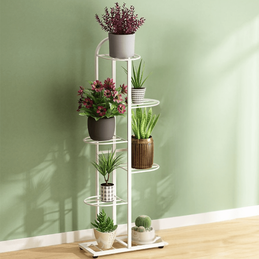 Multi-Layer Floor Standing Metal Flower Plant Stand