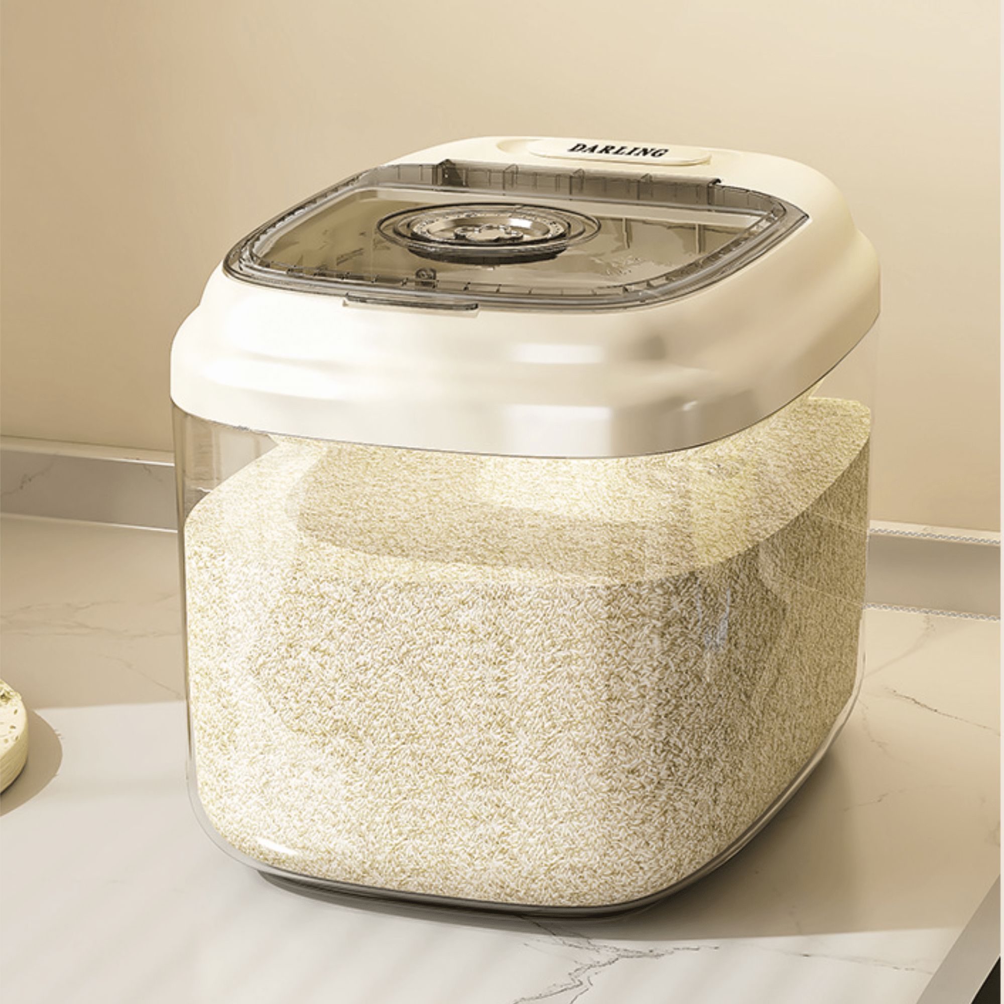 Multipurpose Rice Food Storage Container with Airtight Sealing Lid