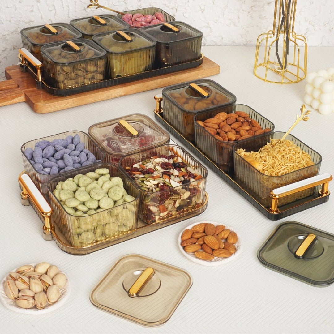 Luxury Serving Tray With Bowls