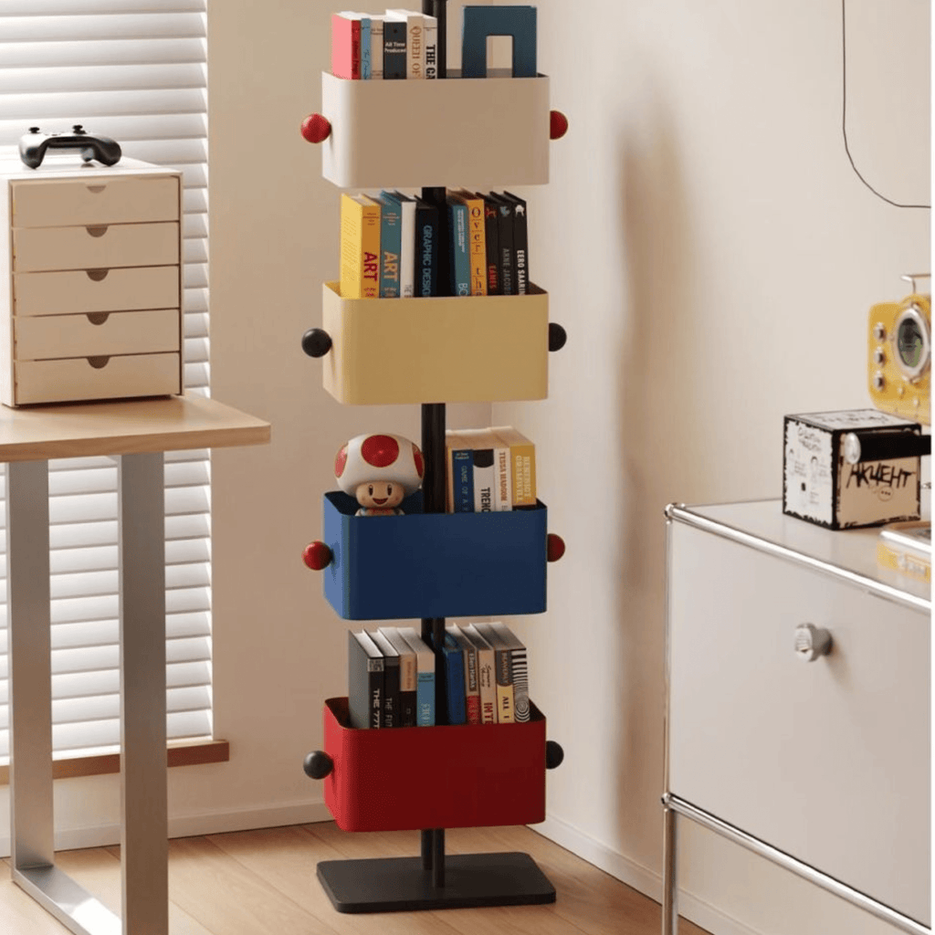 Multi-Layer Metal Floor Standing Storage Cabinet
