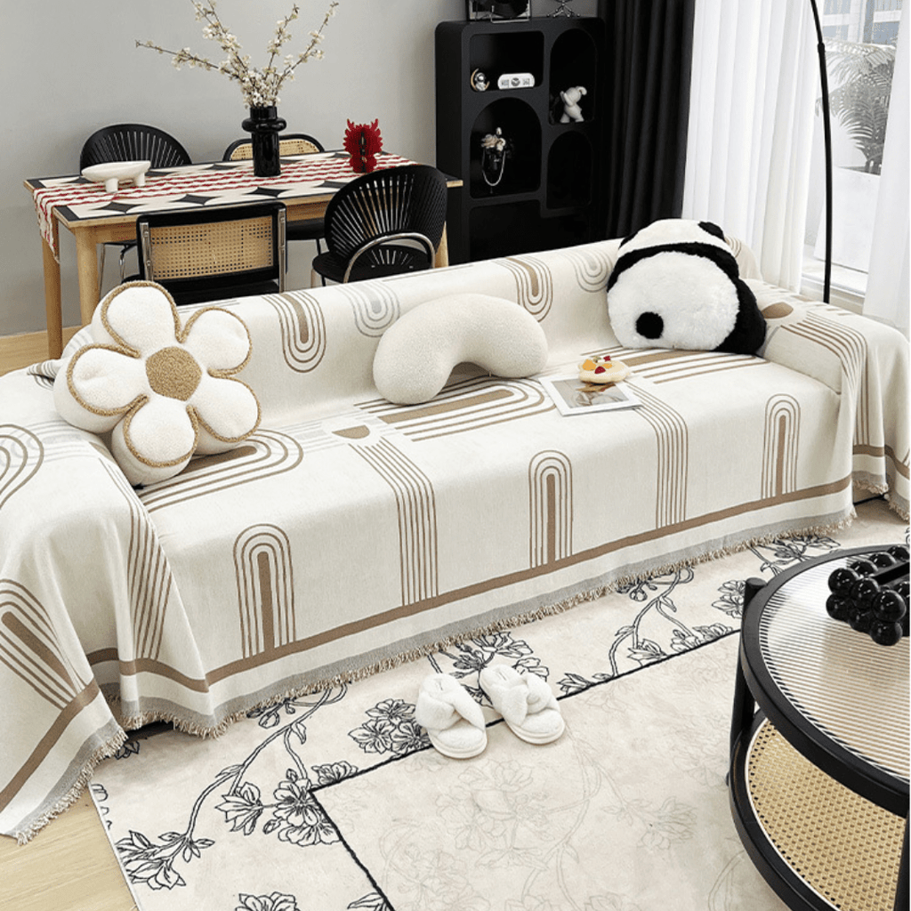 Elegance Chenille Sofa Cover : [EM-SC-08]