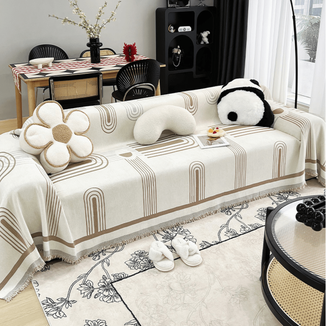 Elegance Chenille Sofa Cover : [EM-SC-08]