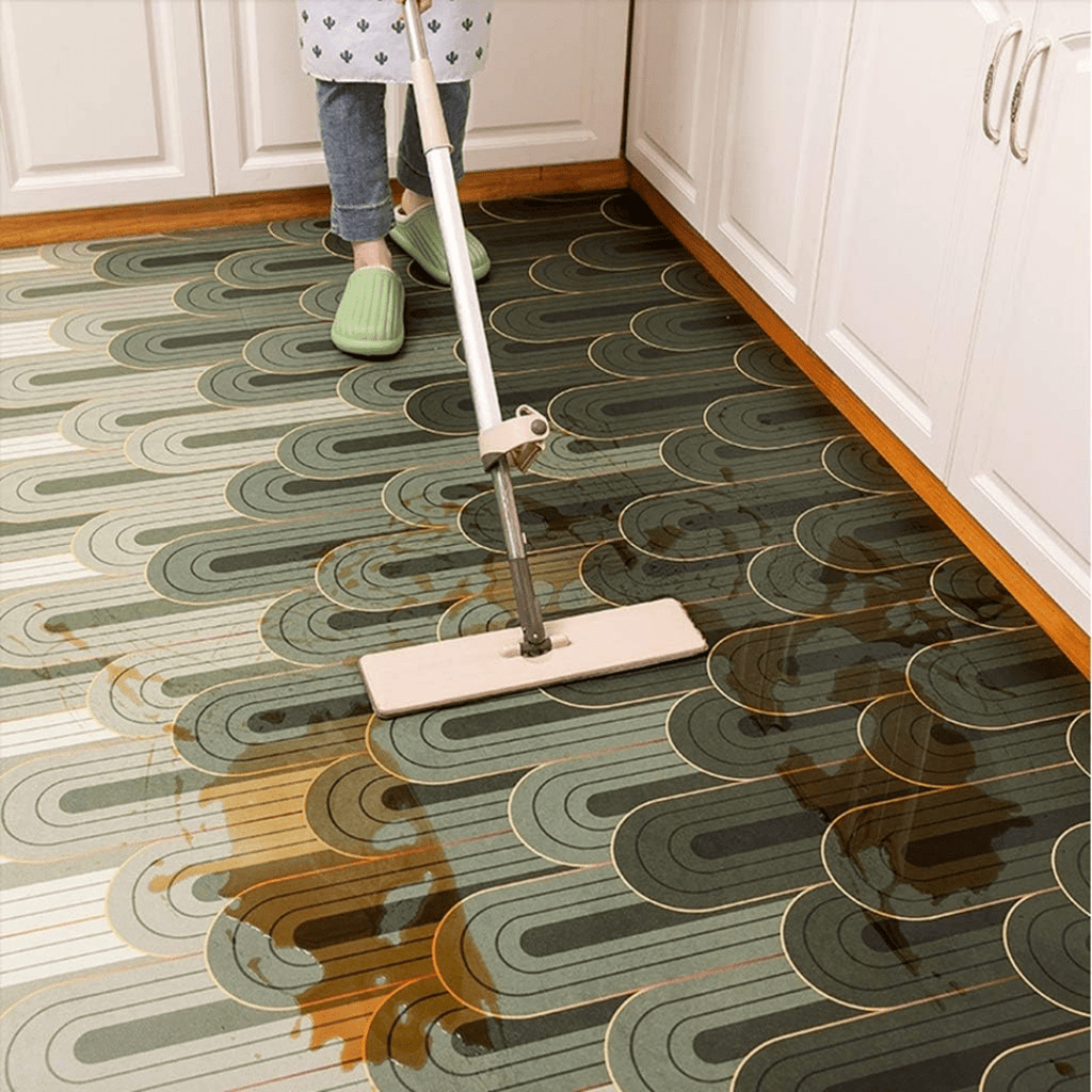 Non-Slip Cuttable Luxury Floor Mats (Green)