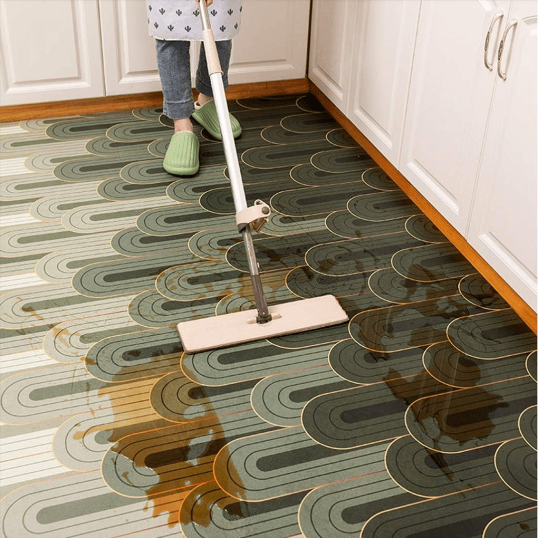 Non-Slip Cuttable Luxury Floor Mats (Green)