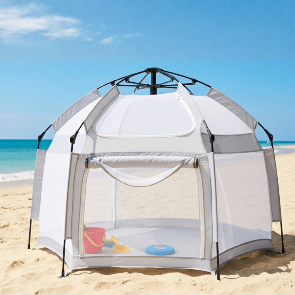 Multi-Functional Portable Baby Playpen Tent with Canopy