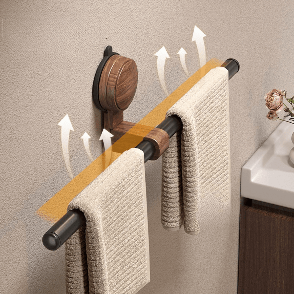 Multi-Purpose Plastic Vacuum Suction Storage Hang Bar (60cm)