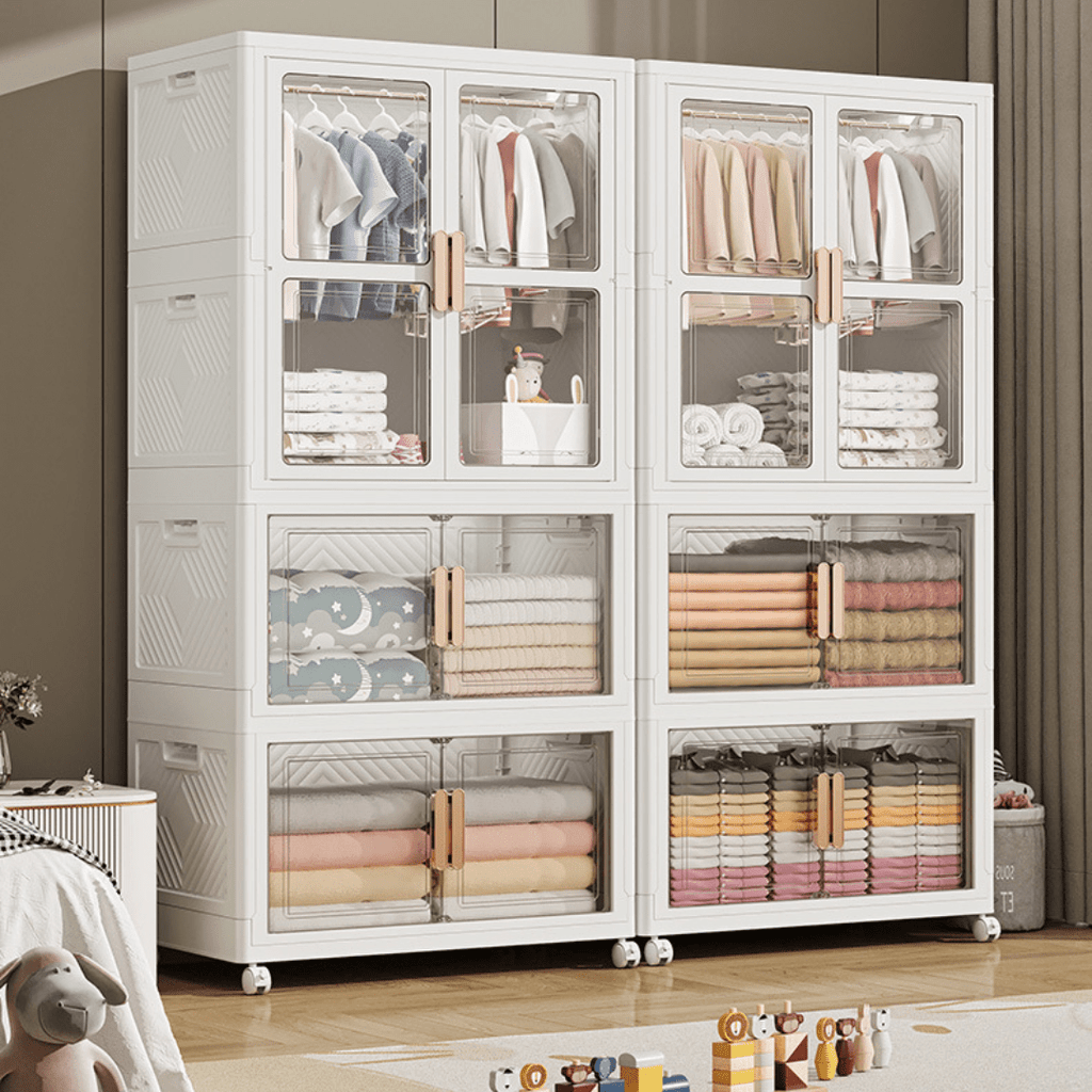 Multi-Purpose Portable Storage Cabinet with Wheels (70cm)