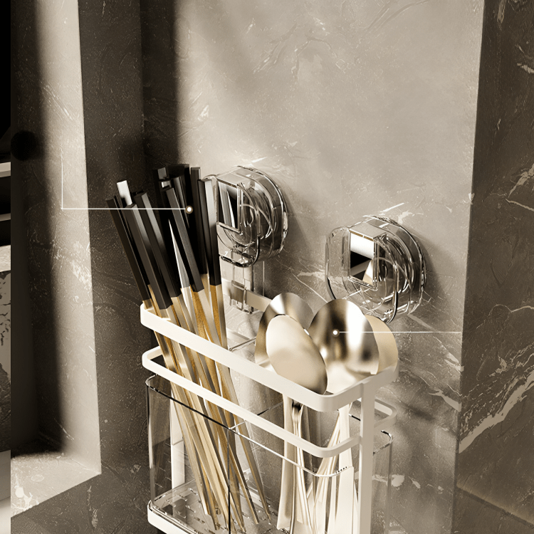 Multi-Purpose Suction Grip Spoon Organizer