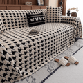 Luxurious Jacquard Sofa Cover (White)