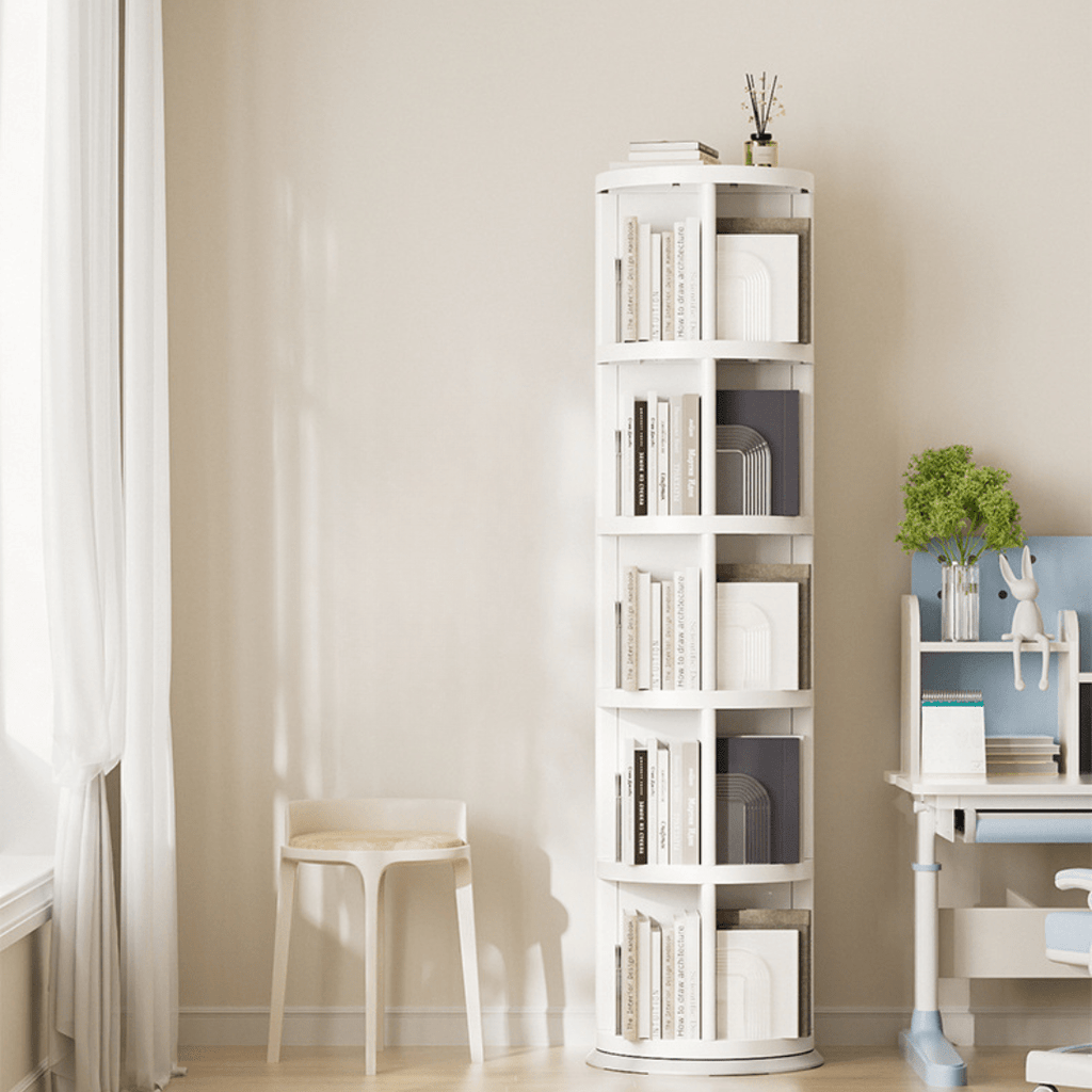 Multi-Tier Plastic Book Storage Cabinet(43cm)
