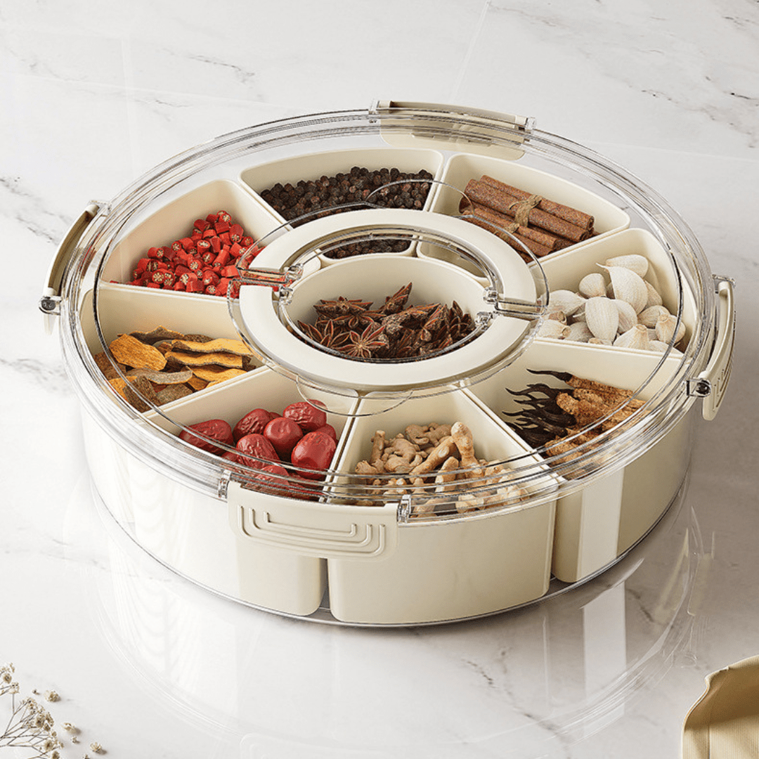 Multi-Purpose Plastic Food Storage Container with Lid