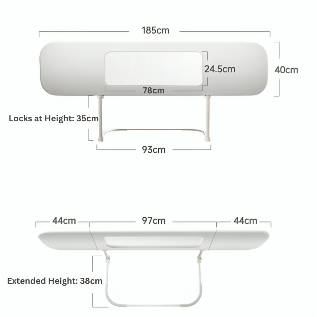 Foldable Portable Baby Bed Fence with Adjustable Height